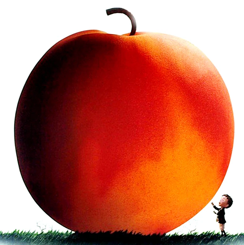The eponymous Giant Peach